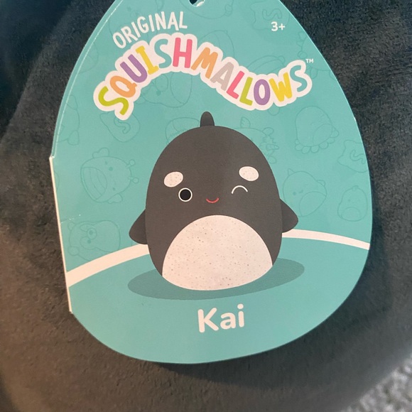 Kai the Orca 8” Squishmallow - Picture 2 of 2
